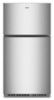 Whirlpool - 21.3 Cu. Ft. Wide Top Freezer Refrigerator with Total Coverage Cooling - Fingerprint-Resistant Stainless Finish-Front_Standard
