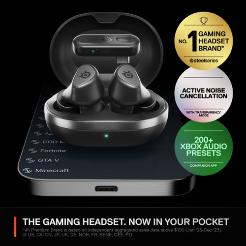SteelSeries Arctis GameBuds True Wireless Noise Cancelling Gaming