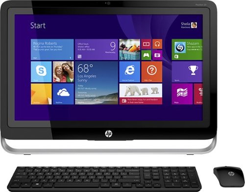  HP - Pavilion 23&quot; Touch-Screen All-In-One Computer - AMD A6-Series - 8GB Memory - 1TB Hard Drive - Black