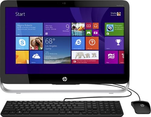  HP - Pavilion 23&quot; All-In-One Computer - AMD E2-Series - 4GB Memory - 500GB Hard Drive - Black