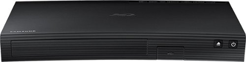  Samsung - Streaming Audio Wi-Fi Built-In Blu-ray Player - Black