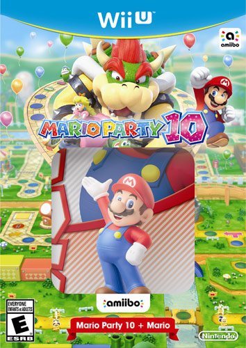  Mario Party 10 with Mario amiibo Figure Bundle - Nintendo Wii U