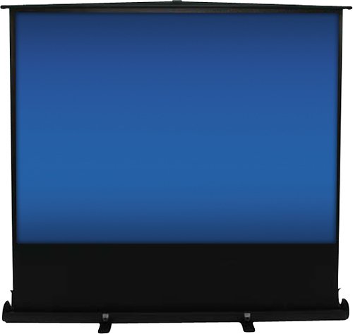 Elite Screens - ezCinema Series 60" Portable Projector Screen - Black-Front_Standard 