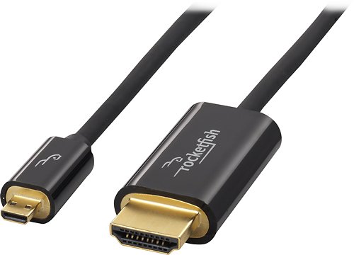  Rocketfish™ - 8' HDMI-to-Micro HDMI Cable - Multi