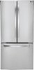 LG - 21.6 Cu. Ft. French Door Refrigerator - Stainless Steel-Front_Standard