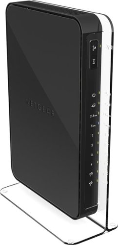  NETGEAR - N900 Dual Band Wireless-N Router with 5-Port Gigabit Ethernet Switch - Black