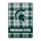 Pegasus - Michigan State Spartans 66" x 95" Oversized Plaid FAN-mily Ultra Cozy Blanket - Multicolor-Front_Standard