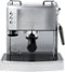 De'Longhi - Espresso Machine with 15 bars of pressure, Milk Frother and removable water tank - Stainless Steel-Front_Standard 