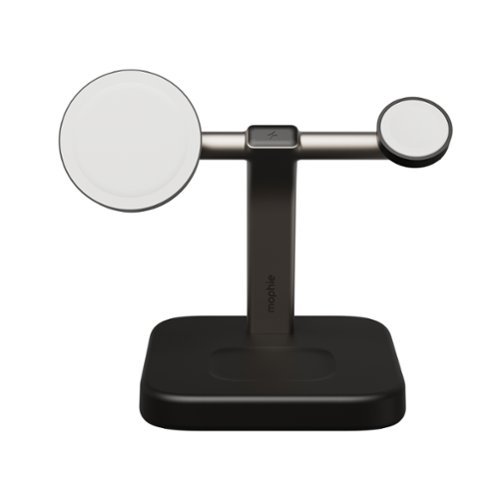 mophie - Qi2 3-in-1 Charging stand - Black