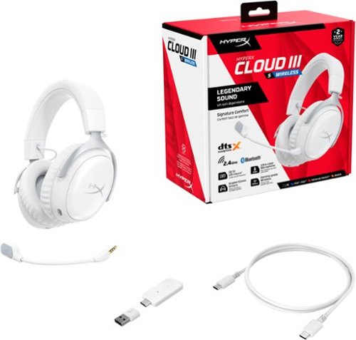 HyperX Cloud III S Wireless Gaming Headset for PC, PS5, PS4, Nintendo Switch, Mac, and Mobile - White BUY IN CANADA