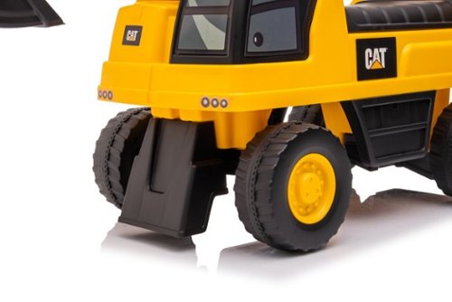 Best Rideon Cars CAT Excavator Foot to Floor - Yellow BUY IN AUSTRALIA