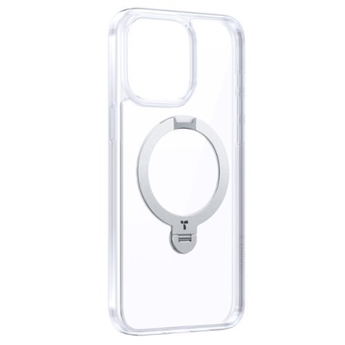 TORRAS UPRO Ostand Spin 360° Magnetic Stand Military Grade Shockproof & MagSafe-Compatible Case for Apple iPhone 15 Pro - Clear HOW TO BUY