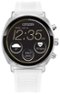 Citizen - CZ Smart 41mm Unisex Stainless Steel Casual Smartwatch with Silicone Strap - Silver-Front_Standard