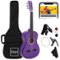 Best Choice Products - 38in Beginner Acoustic Guitar Starter Kit w/ Gig Bag, Strap, Extra Strings - Purple-Front_Standard