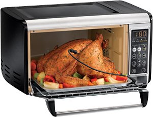  Hamilton Beach - Set &amp; Forget Programmable Convection Oven - Black