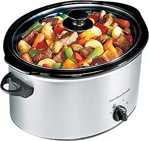 Hamilton Beach - 5-Quart Slow Cooker - Chrome-Angle_Standard 