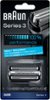 Braun - Replacement Head for Series 3 Shavers - Black-Angle_Standard