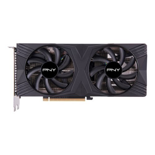 PNY - NVIDIA GeForce RTX 4060 Ti 8GB GDDR6 PCI Express 4.0 Graphics Card with Dual Fan - Black-Front_Standard 