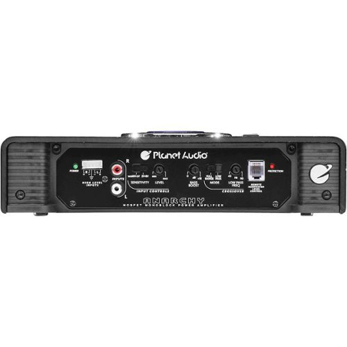 Planet Audio ANARCHY 1500W Class AB Mono MOSFET Amplifier with Variable Low-Pass Crossover - Black GLOBAL SHIPPING