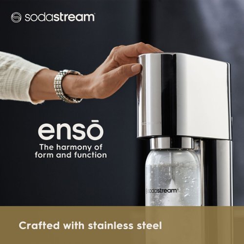 SodaStream Enso Sparkling Water Maker Starter Kit Silver - Best Buy
