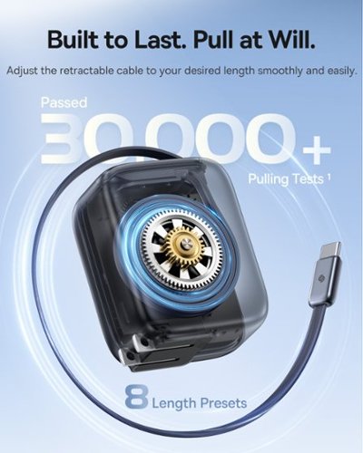 Baseus Enercore with Single Retractable USB-C Cable Charger 67W - black BUY IN MIDDLE EAST