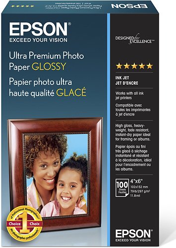 Epson - Ultra Premium Glossy Photo Paper - White