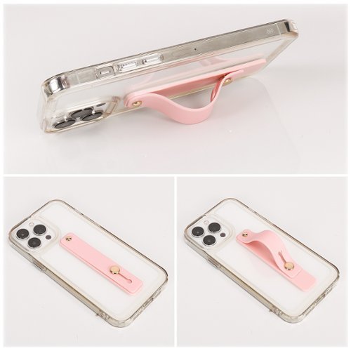 SaharaCase FingerGrip Cell Phone Holder Strap for Most Cell Phones - Pink WHERE TO BUY