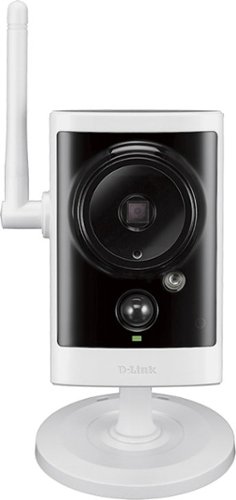  D-Link - Outdoor High-Definition Wi-Fi Video Security Camera - White