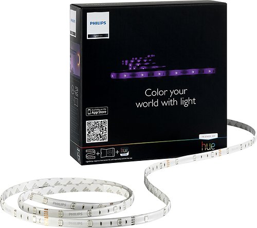  Philips - Friends of hue 120-Lumen, 12W LightStrip Luminaire, 15W Equivalent - Blue