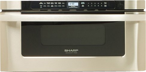 Sharp - 1.2 Cu. Ft. Built-In Microwave - Stainless steel