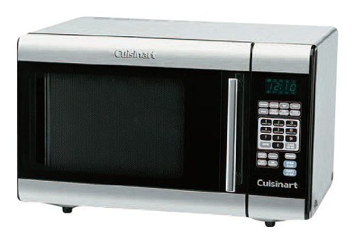 Cuisinart - 1.0 Cu. Ft. Mid-Size Microwave - Stainless steel