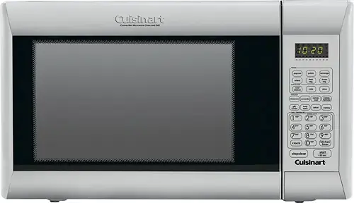 Front. Cuisinart - 1.2 Cu. Ft. Mid-Size Microwave - Stainless steel.