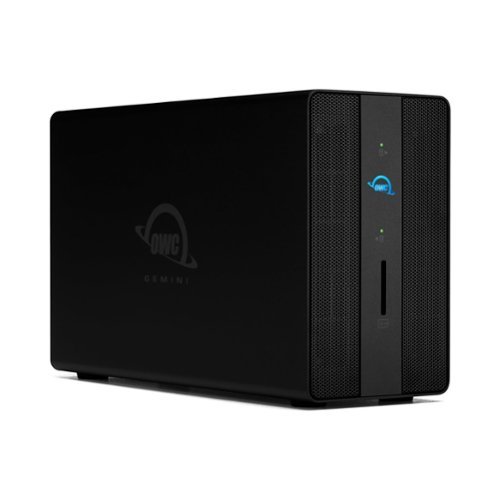 32TB OWC Gemini Thunderbolt (USB-C) Dock and Dual-Drive HDD RAID External Storage Solution-Front_Standard 