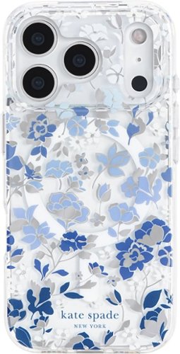 kate spade new york - Protective Case with Magsafe for Apple iPhone 18 Pro / iPhone 17 Pro - Flowerbed Blue