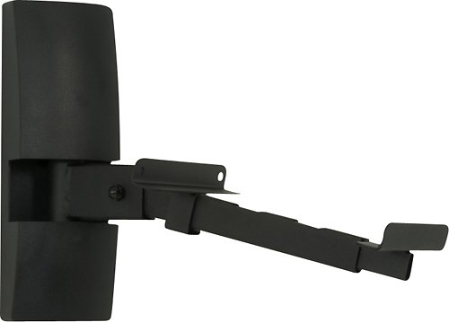  Sanus - Tilt and Swivel Wall Mount for Most Speakers Up to 15 Lbs. - Black