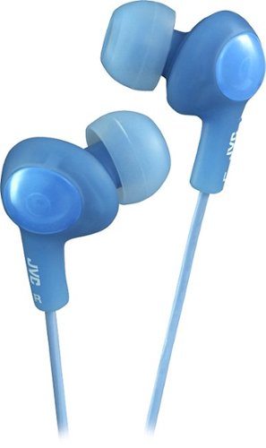  JVC - Gumy Soft Earbud Headphones - Blue