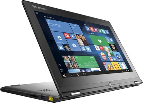  Lenovo - Yoga 2 2-in-1 11.6&quot; Touch-Screen Laptop - Intel Pentium - 4GB Memory - 500GB Hard Drive - Silver