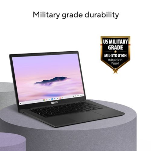 ASUS CX34 14 FHD Chromebook Plus Laptop with Google AI - Intel Core 5 120U (2024) - 8GB Memory - 128GB Storage - Staid Black WHERE TO BUY