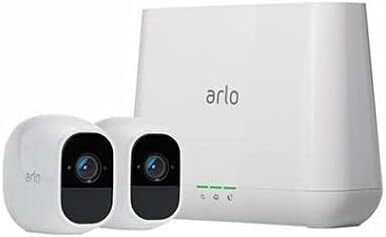  Arlo - Pro 2 2-Camera Indoor/Outdoor Wireless 1080p Security Camera System - White