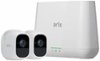 Arlo - Pro 2 2-Camera Indoor/Outdoor Wireless 1080p Security Camera System - White-Front_Standard