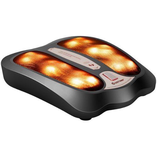 Costway Foot Massager with Shiatsu Heated Electric Kneading Foot & Back Massager Black - Black BUY IN EUROPE