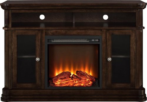 Brooklyn Electric Fireplace TV Console-Front_Standard 