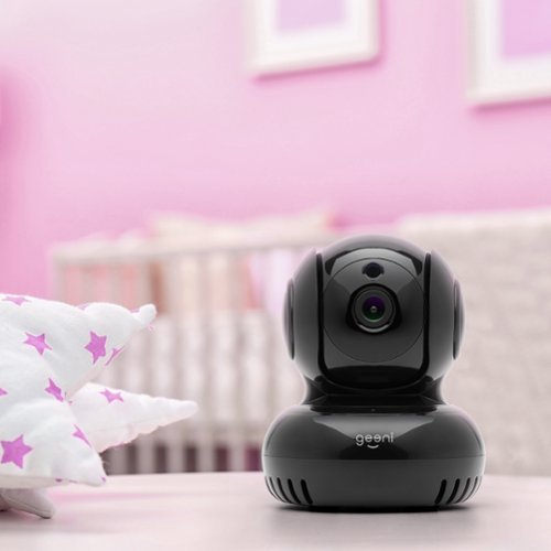 Geeni Pan and Tilt Indoor Wi-Fi Wireless Network Surveillance Camera - Black SHOP ONLINE