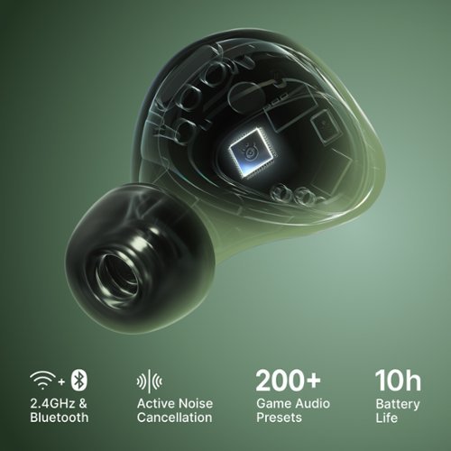 SteelSeries Arctis GameBuds True Wireless In-Ear Earbuds with 2.4GHz/Bluetooth for PS5/PS4, PC, Switch and Switch 2 - Matcha GLOBAL SHIPPING