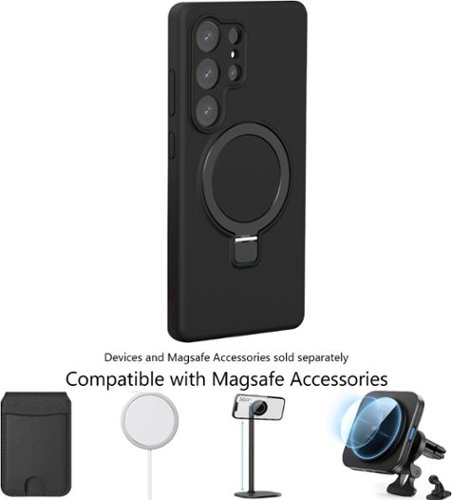 SaharaCase Venture Series Silicone Kickstand Case for Samsung Galaxy S25 Ultra - Scorpion Black SHOP ONLINE