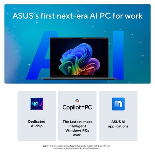 ASUS ExpertBook P5 2.5K Laptop - Copilot+ PC - Intel Core Ultra 7 258V with 32GB Memory - 1TB SSD - Misty Grey BUY IN DUBAI