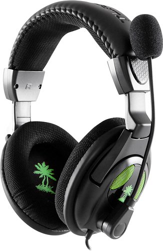  Turtle Beach - Ear Force X12 Gaming Headset for Xbox 360 - Black/Green