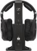 Sennheiser - RS 185 RF Wireless Over-the-Ear Headphones - Black-Front_Standard
