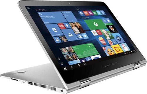  HP - Spectre x360 2-in-1 13.3&quot; Touch-Screen Laptop - Intel Core i7 - 8GB Memory - 512GB Solid State Drive - Silver/Black