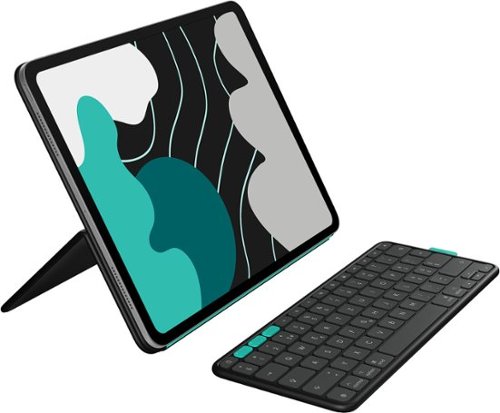  Logitech - Flip Folio Keyboard Case for iPad Pro 13-inch - Latest Model (M4), iPad Air 13-inch (M2 &amp; M3) - Graphite